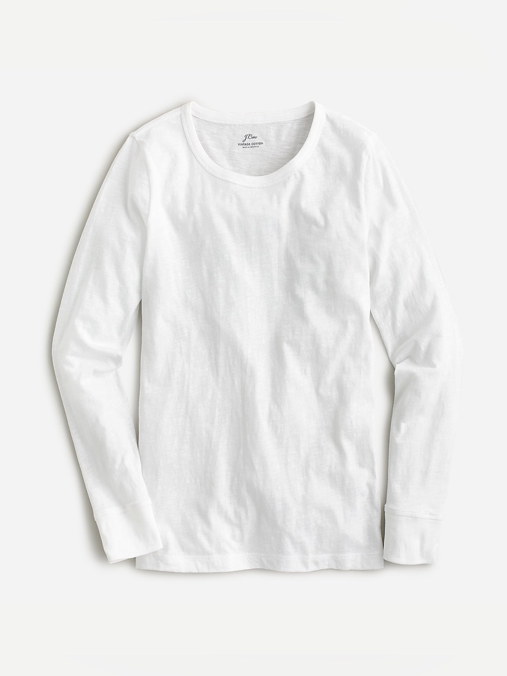 J Crew Vintage Cotton Crewneck Long-sleeve T-shirt Size 3x NWT Brand New